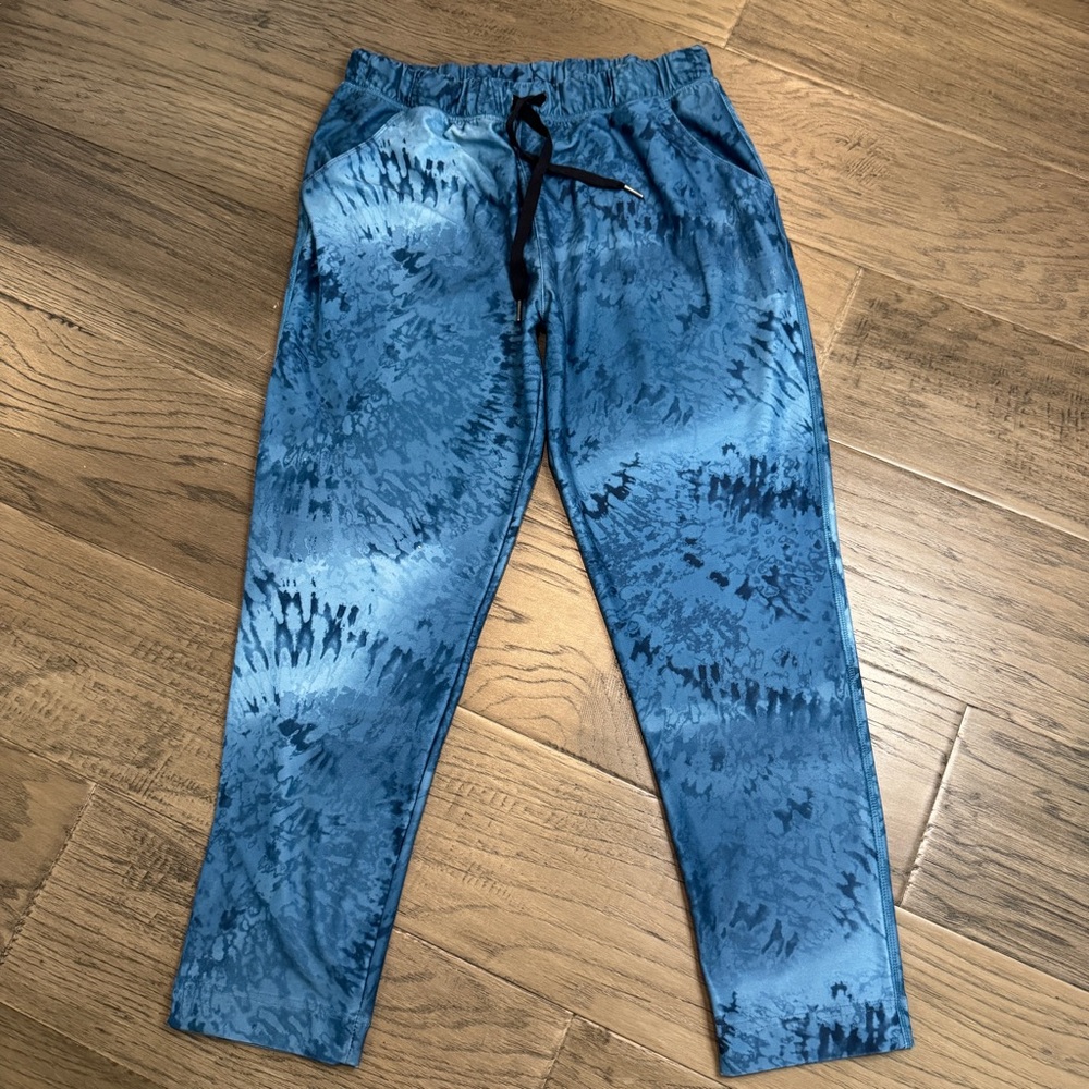 Scorpio Sol Blue Marbled Tie Dye Joggers SZ S